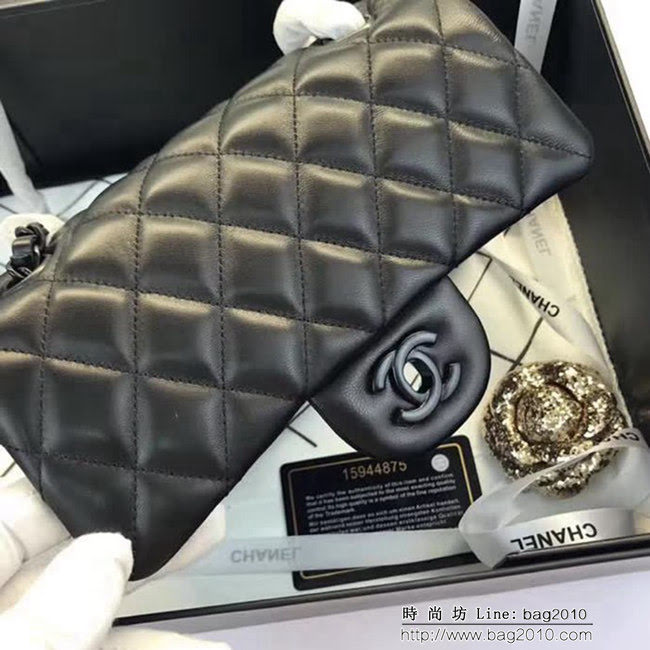 香奈兒CHANEL 升級版A1116m全新經典金銀鏈條單肩斜挎包 DSC1651